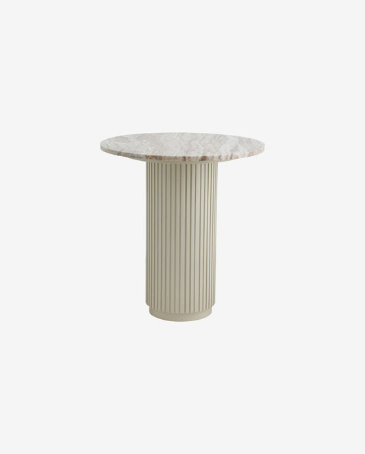 Nordal A/S ERIE cafe table - ivory marble top