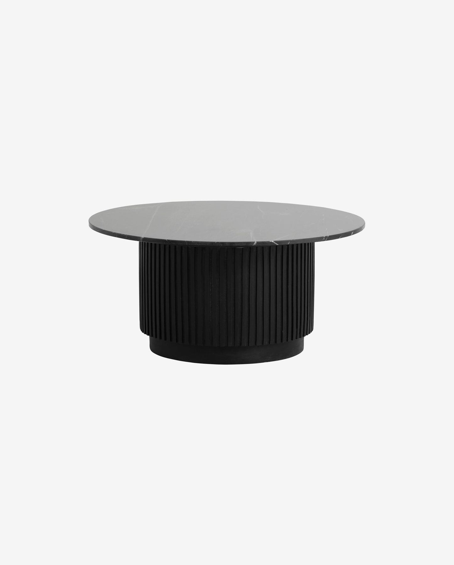 Nordal A/S ERIE round coffee table - black marble top