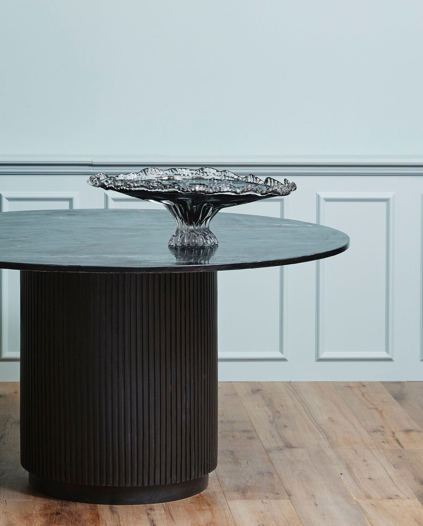 Nordal A/S ERIE round dining table - black marble top