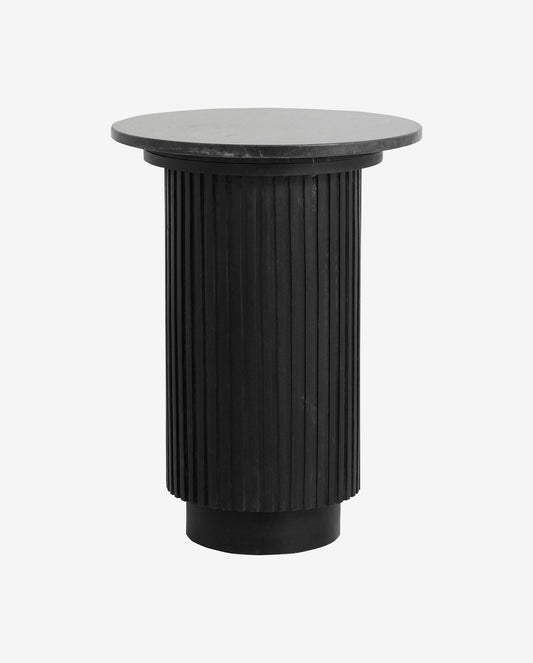 Nordal A/S ERIE round side table - black marble top