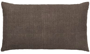 Cozy Living Luxury Light Linen Gable Cushion Cover  - CHESTNUT