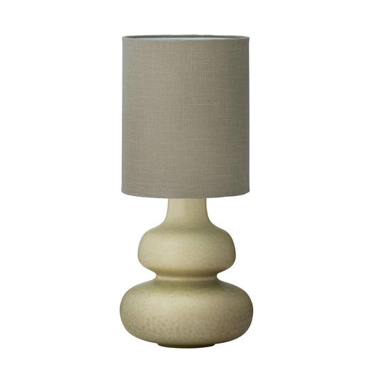Cozy Living Dandie Ceramic Lamp w. Shade - MATCHA