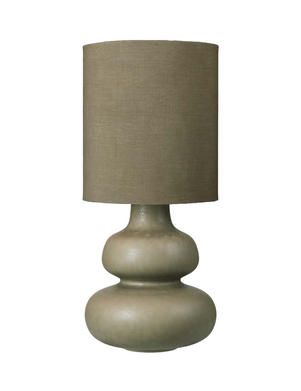 Cozy Living Dandie Ceramic Lamp w. Shade - MATCHA